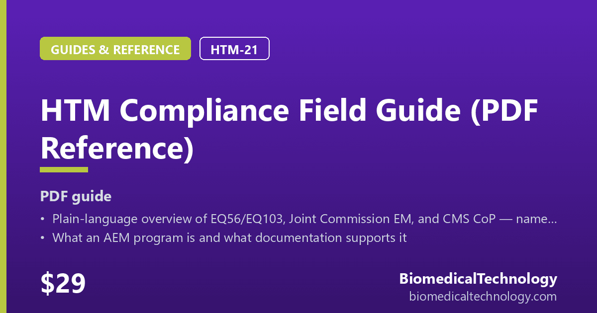 Preview of HTM Compliance Field Guide (PDF Reference)